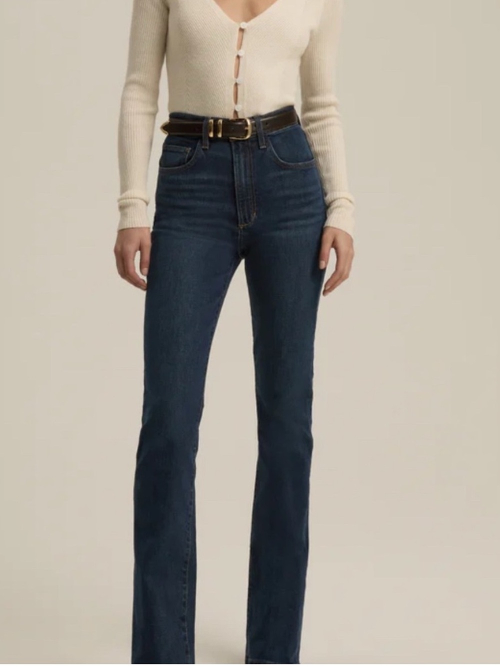 Favorite Daughter Valentina Super High Rise Mini Bootcut